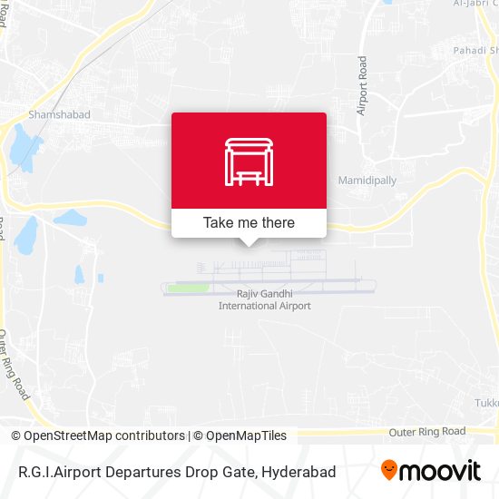 R.G.I.Airport Departures Drop Gate map