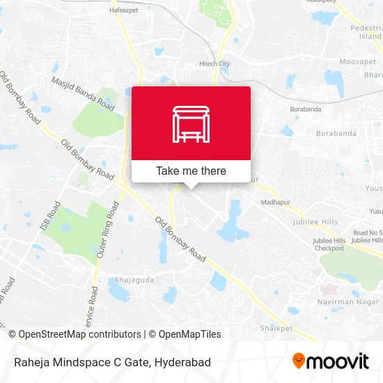 Raheja Mindspace C Gate map