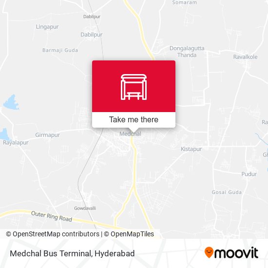 Medchal Bus Terminal map