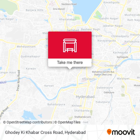 Ghodey Ki Khabar Cross Road map