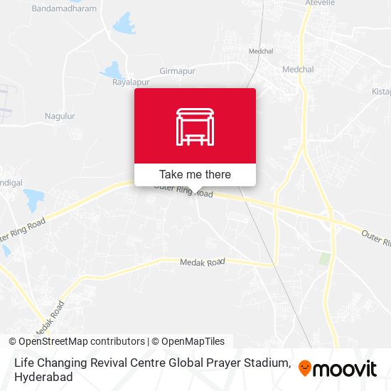 Life Changing Revival Centre Global Prayer Stadium map