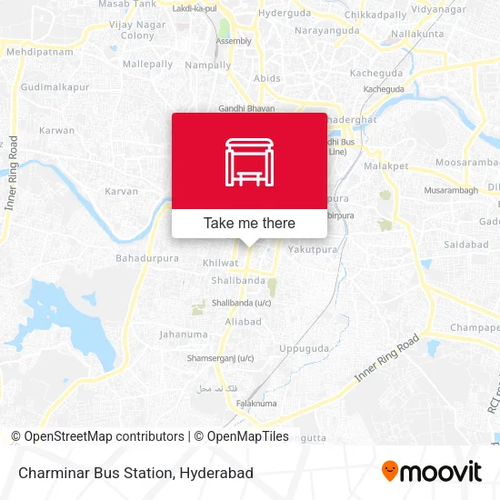 Charminar Bus Station map