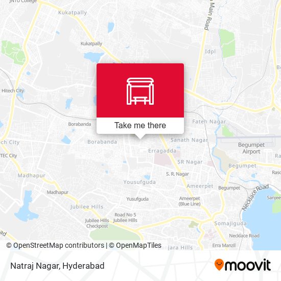 Natraj Nagar map