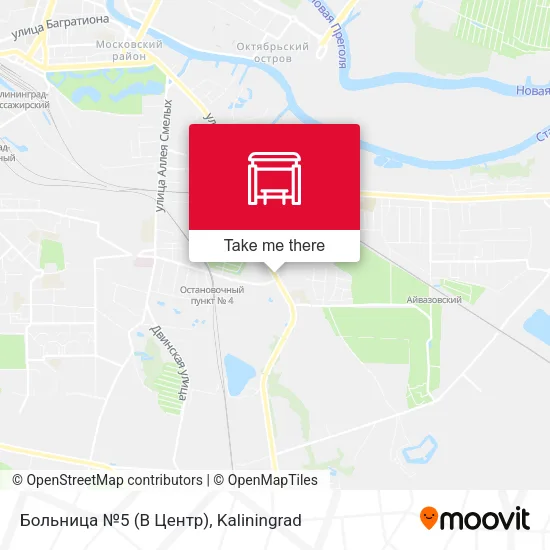 Больница №5 (В Центр) map