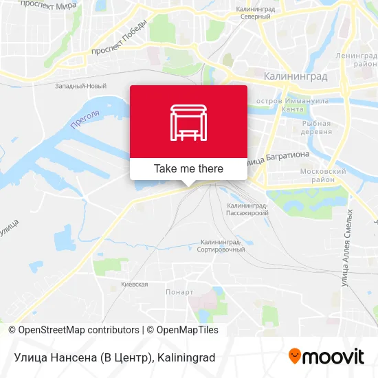 Улица Нансена (В Центр) map