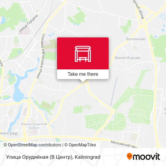Улица Орудийная (В Центр) map