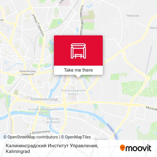 Калининградский Институт Управления map