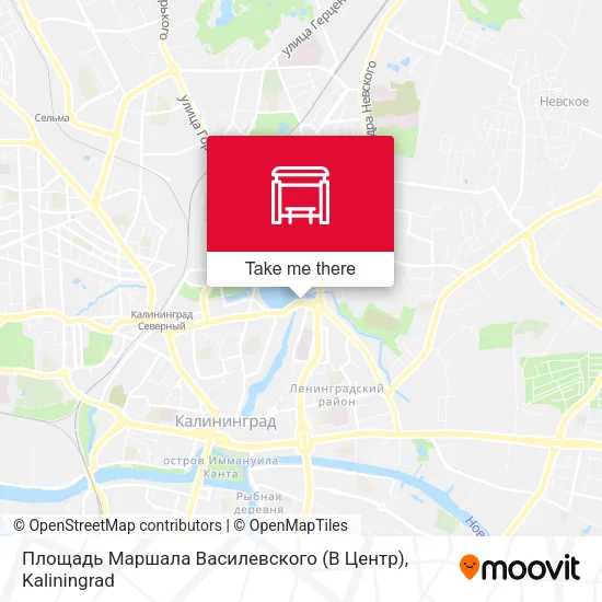 Площадь Маршала Василевского (В Центр) map