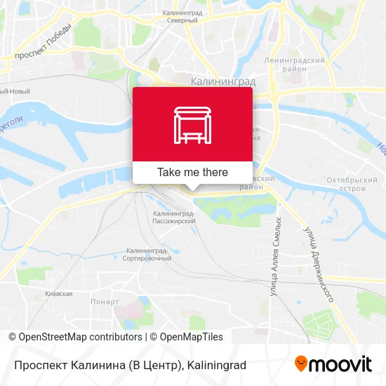 Проспект Калинина (В Центр) map