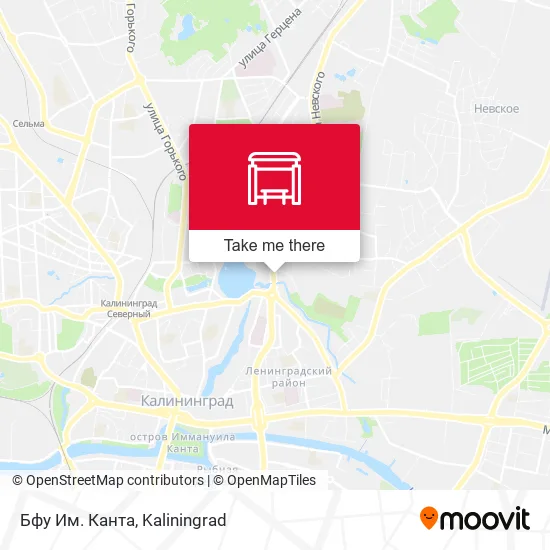 Бфу Им. Канта map