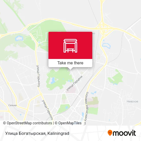 Улица Богатырская map