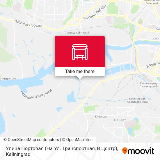 Улица Портовая (На Ул. Транспортная, В Центр) map