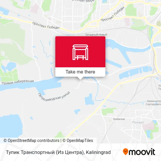 Тупик Транспортный (Из Центра) map