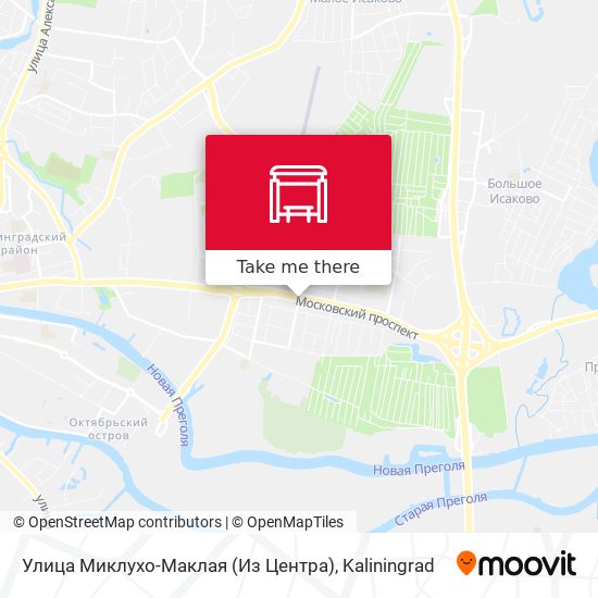 Улица Миклухо-Маклая (Из Центра) map