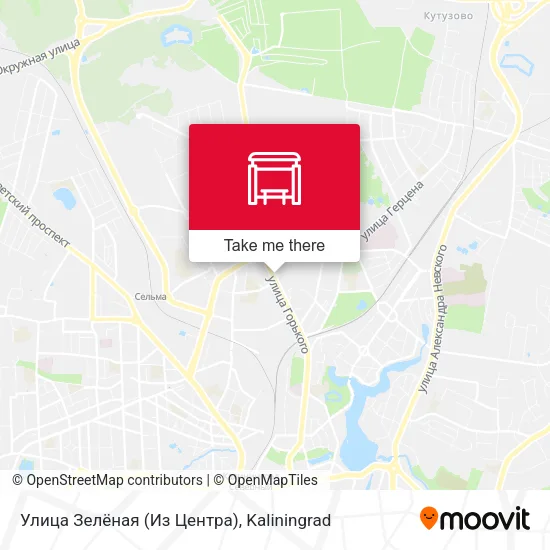 Улица Зелёная (Из Центра) map