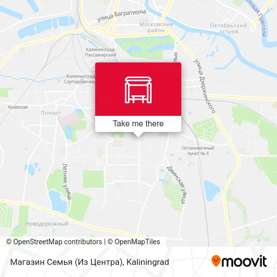 Магазин Семья (Из Центра) map