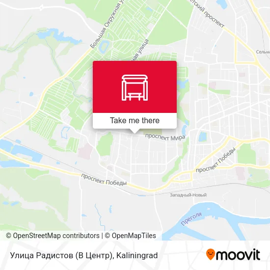 Улица Радистов (В Центр) map