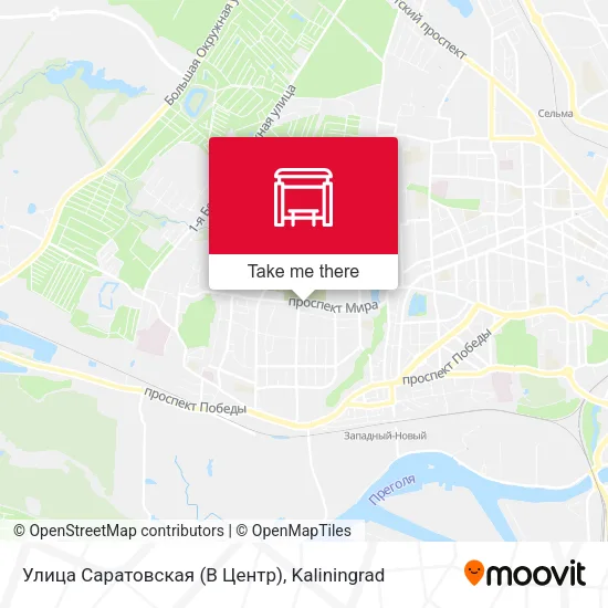 Улица Саратовская (В Центр) map