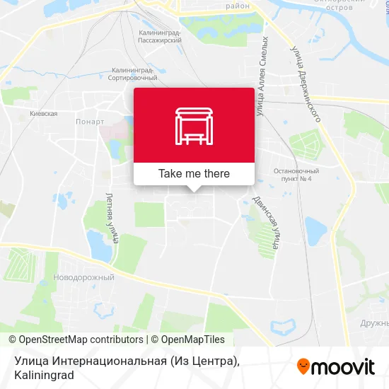 Улица Интернациональная (Из Центра) map