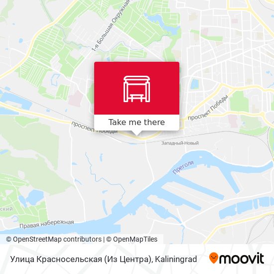 Улица Красносельская (Из Центра) map