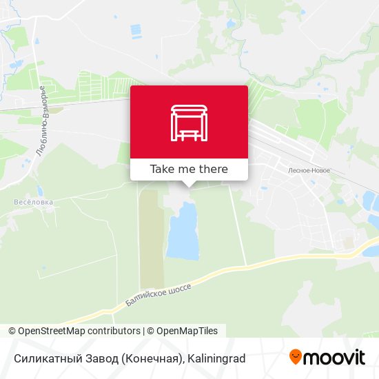 Силикатный Завод (Конечная) map