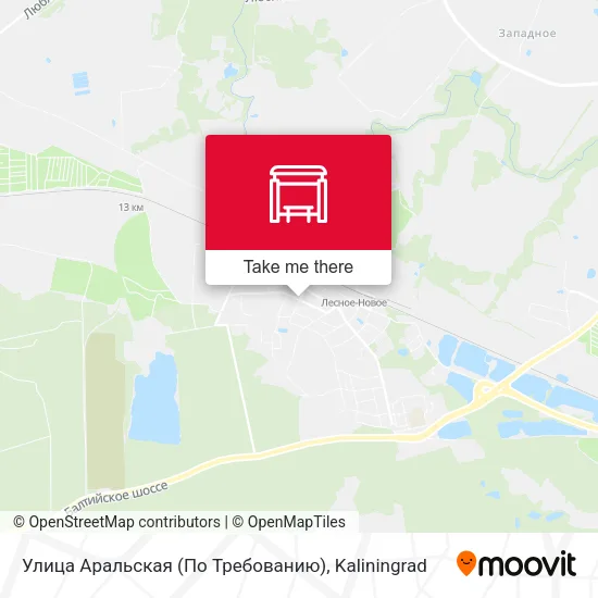 Улица Аральская (По Требованию) map