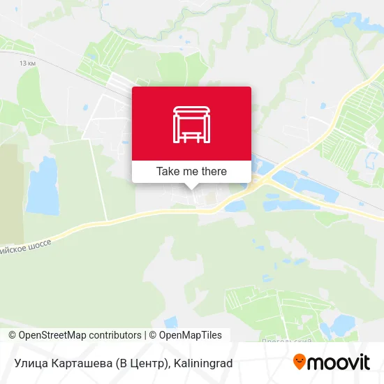 Улица Карташева (В Центр) map