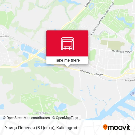 Улица Полевая (В Центр) map