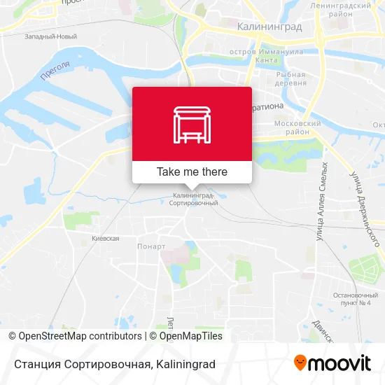 Станция Сортировочная map