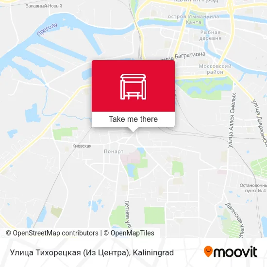 Улица Тихорецкая (Из Центра) map