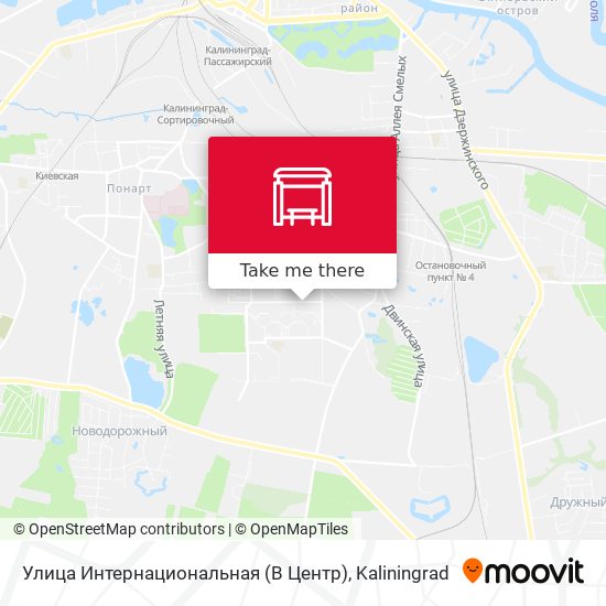 Улица Интернациональная (В Центр) map