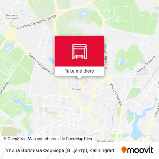 Улица Виллима Фермора (В Центр) map