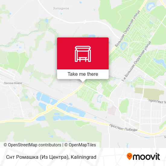 Снт Ромашка (Из Центра) map