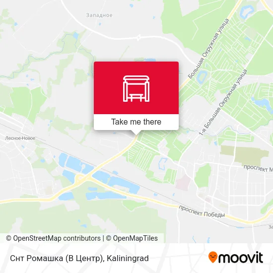 Снт Ромашка (В Центр) map