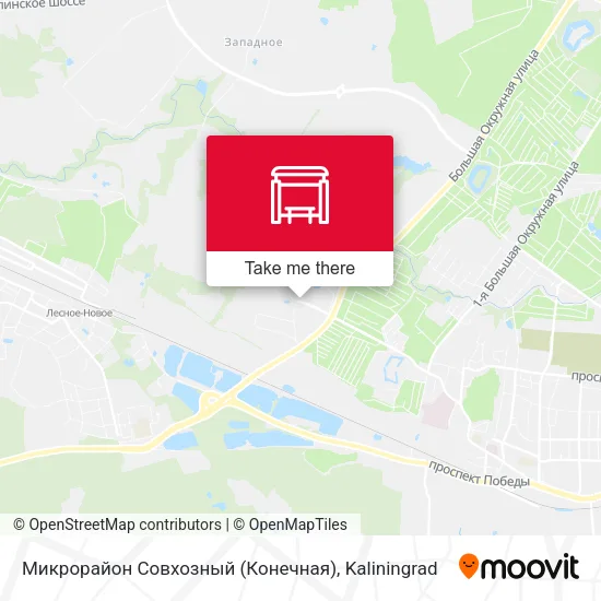 Микрорайон Совхозный (Конечная) map