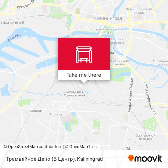 Трамвайное Депо (В Центр) map