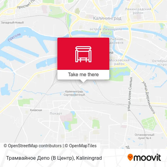 Трамвайное Депо (В Центр) map