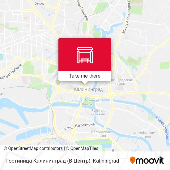 Гостиница Калининград (В Центр) map