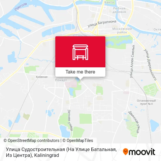 Улица Судостроительная (На Улице Батальная, Из Центра) map