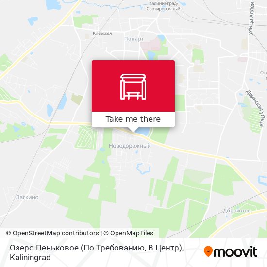 Озеро Пеньковое (По Требованию, В Центр) map