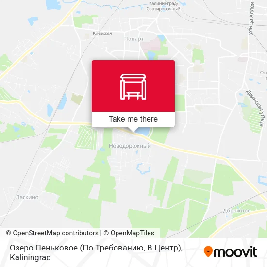 Озеро Пеньковое (По Требованию, В Центр) map