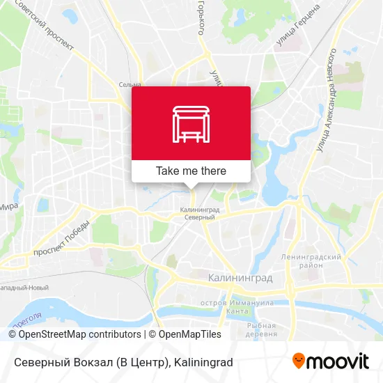 Северный Вокзал (В Центр) map