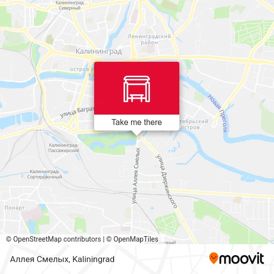Аллея Смелых map