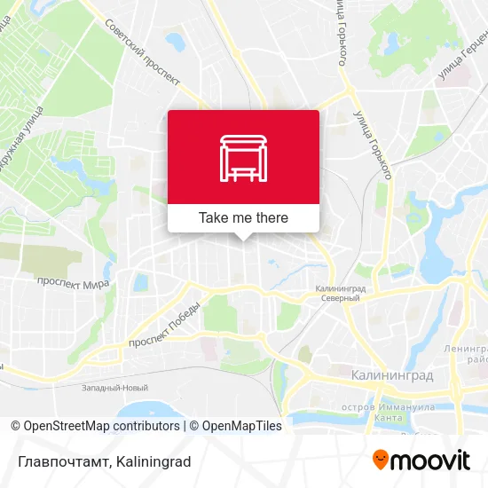Главпочтамт map