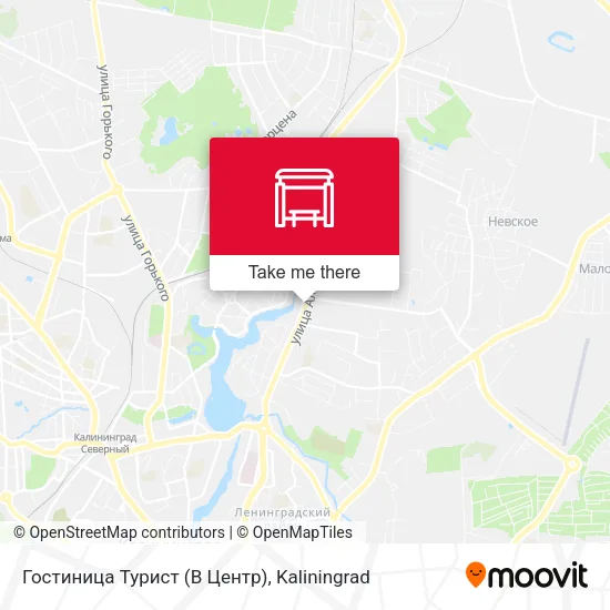 Гостиница Турист (В Центр) map