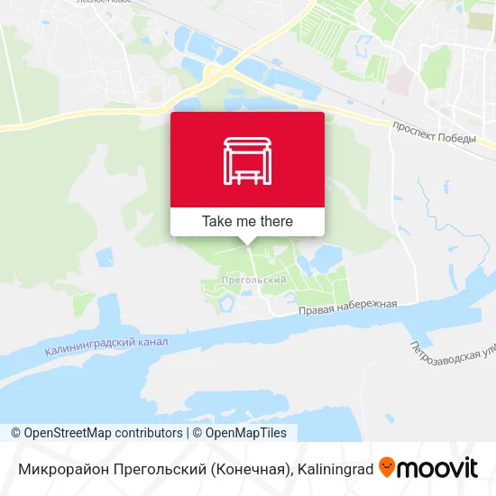 Микрорайон Прегольский (Конечная) map
