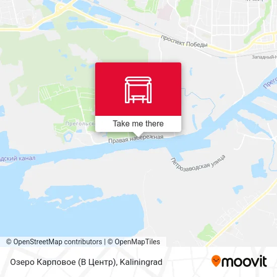 Озеро Карповое (В Центр) map
