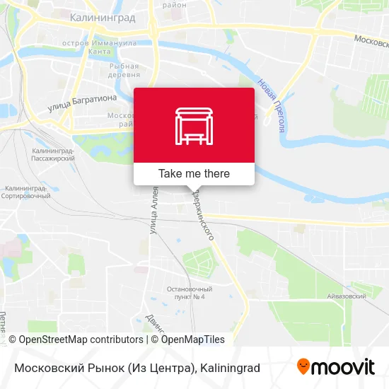 Московский Рынок (Из Центра) map