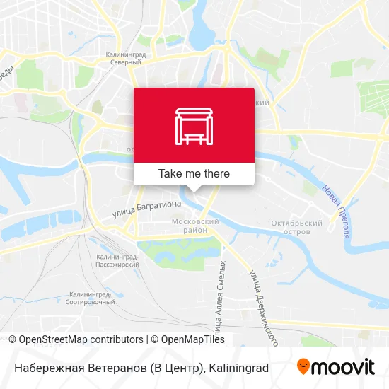 Набережная Ветеранов (В Центр) map