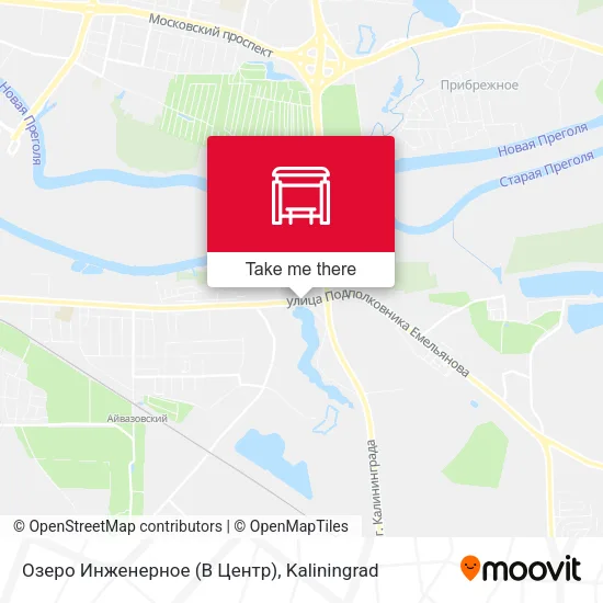 Озеро Инженерное (В Центр) map